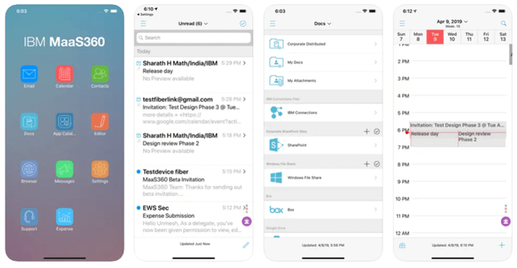 IBM Maas360 for iPhone
